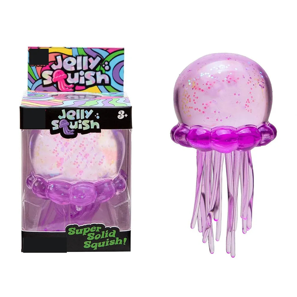 2026 New Pinch Candy Jellyfish Flow Pattern Cube Slow Rebound Stress Relief Maltose Pinch Stress Relief Toy Children'S Gift