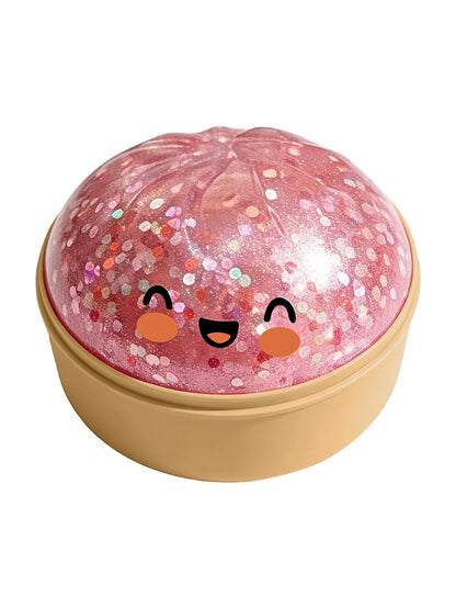 Hot Glitter Dumpling Squishies Toy Bun Dumpling Mystery Box Colorful Food Squishy Sensory Fidget Toy anti Stress Squeeze Ball
