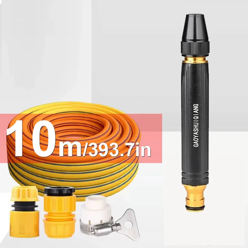 High-Pressure Water Gun Household Car Wash Water Black Car Wash Nozzle Diamond Water Watering Pipe Car Wash Gun