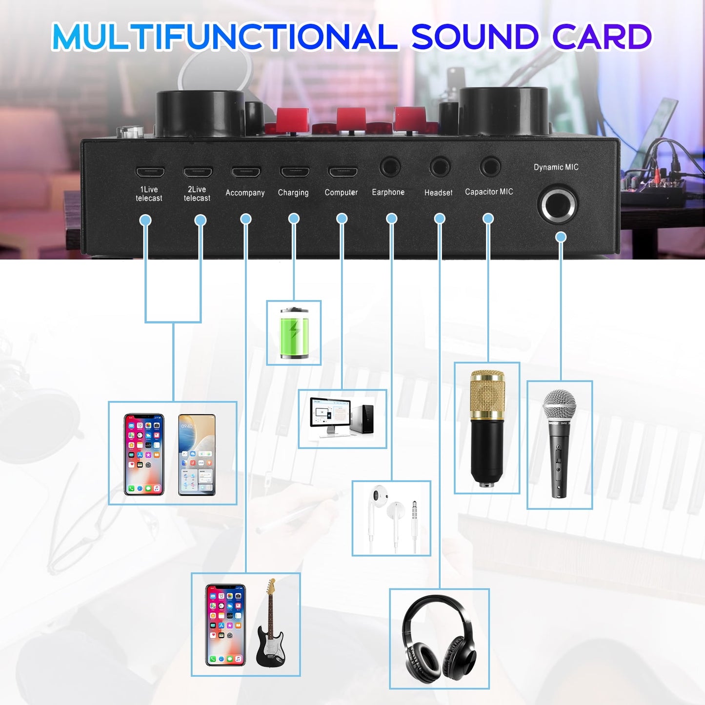 Microphone for Podcast Equipment Bundle and Studio Recording Equipment,Usb Microphone,Microphone for Computer,Perfect for Recording Podcasts and Live Streaming