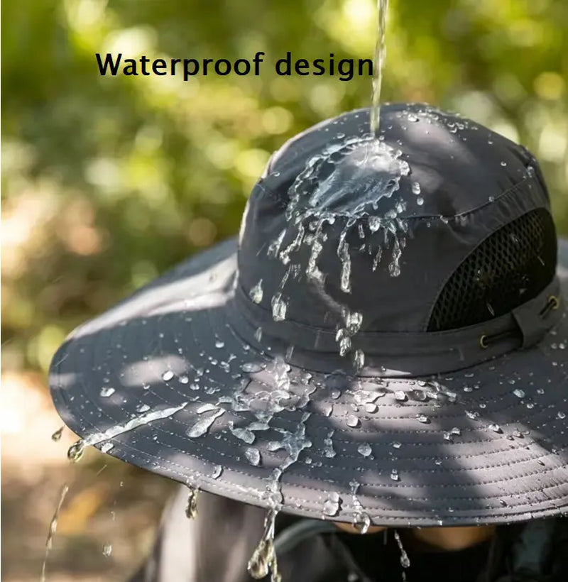 Cooling Hat ,Suitable for Outdoor Work, Sports, Camping, Hiking, Beach, Sun Protection Hat, Suitable for Both Men and Women. Provides Coolness and Sun Protection in Summer.Golf Hat,Reconfigurable Fan Adjustable Sun Hat Lightweight Sun Hat