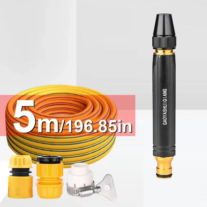 High-Pressure Water Gun Household Car Wash Water Black Car Wash Nozzle Diamond Water Watering Pipe Car Wash Gun