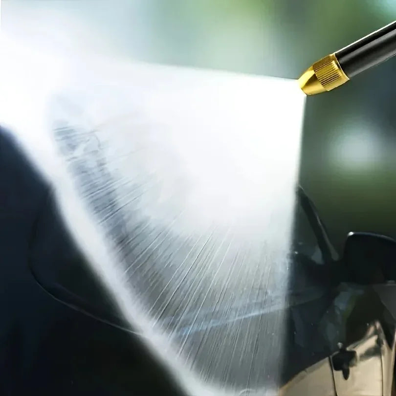 10M High Pressure Water Gun Household Car Wash Water Black Car Wash Adjustable Nozzle Water Watering Pipe Car Wash Gun for Plant