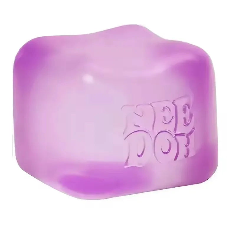 2026 New Pinch Candy Jellyfish Flow Pattern Cube Slow Rebound Stress Relief Maltose Pinch Stress Relief Toy Children'S Gift
