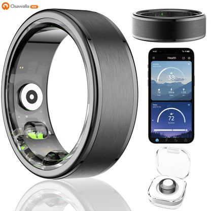 2026 New Smart Ring - 24/7 Heart Rate & Sleep Monitor, Sports Watch Alternative for Men & Women , No Subscription ,Ompatible with Android & Ios