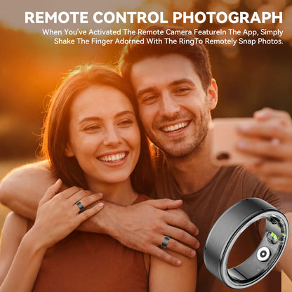 2026 New Smart Ring - 24/7 Heart Rate & Sleep Monitor, Sports Watch Alternative for Men & Women , No Subscription ,Ompatible with Android & Ios