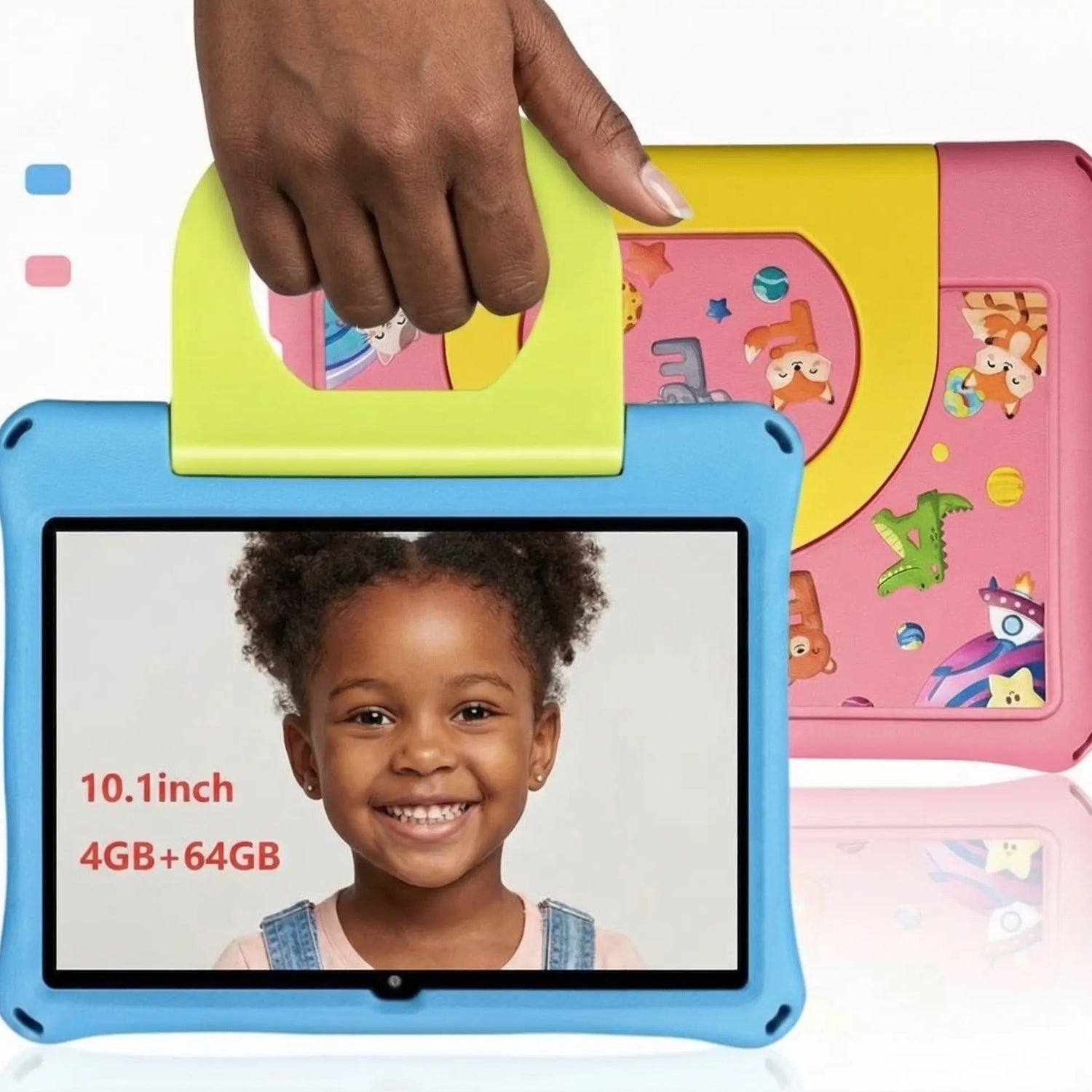 10.1 Inch Android Tablet for Kids Ages 3-12, Home Use, Movies, Internet, Wireless Connection, Games, Music, Educational Apps, Holiday Gift