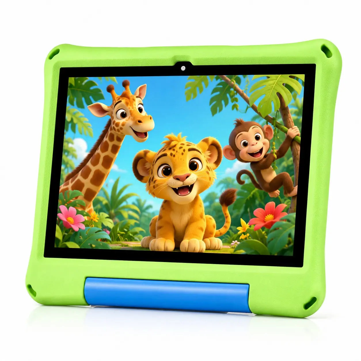 10.1 Inch Android Tablet for Kids Ages 3-12, Home Use, Movies, Internet, Wireless Connection, Games, Music, Educational Apps, Holiday Gift