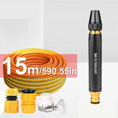 High-Pressure Water Gun Household Car Wash Water Black Car Wash Nozzle Diamond Water Watering Pipe Car Wash Gun