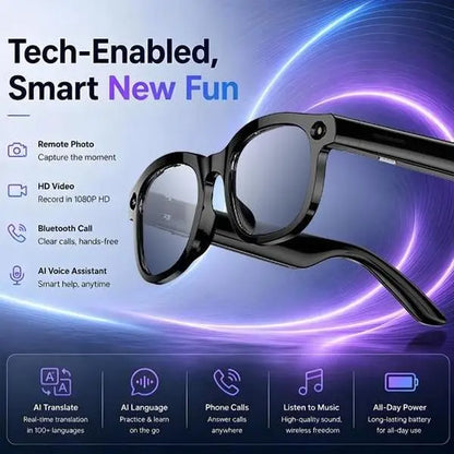 Experience the Future of Eyewear with Livefull Smart Bluetooth Glasses - Dual Functions, Open-Ear Audio, and Polarized Lenses for Ultimate Comfort and Protection