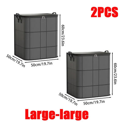 Thickened Large Capacity Wear-Resistant Foldable Storage Bag for Clothes and Quilts Non-Woven Fabric Storage Box Wardrobe