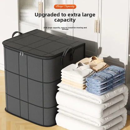 Thickened Large Capacity Wear-Resistant Foldable Storage Bag for Clothes and Quilts Non-Woven Fabric Storage Box Wardrobe