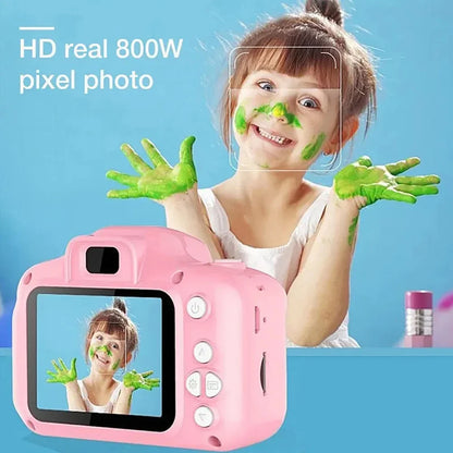 Lovely X2 Mini Digital Camera for Kids - Capture Joy with Photos and Videos! Perfect Birthday Gift and Toy!