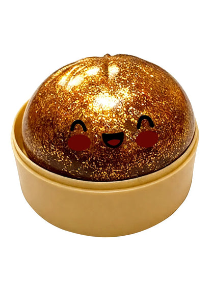 Hot Glitter Dumpling Squishies Toy Bun Dumpling Mystery Box Colorful Food Squishy Sensory Fidget Toy anti Stress Squeeze Ball