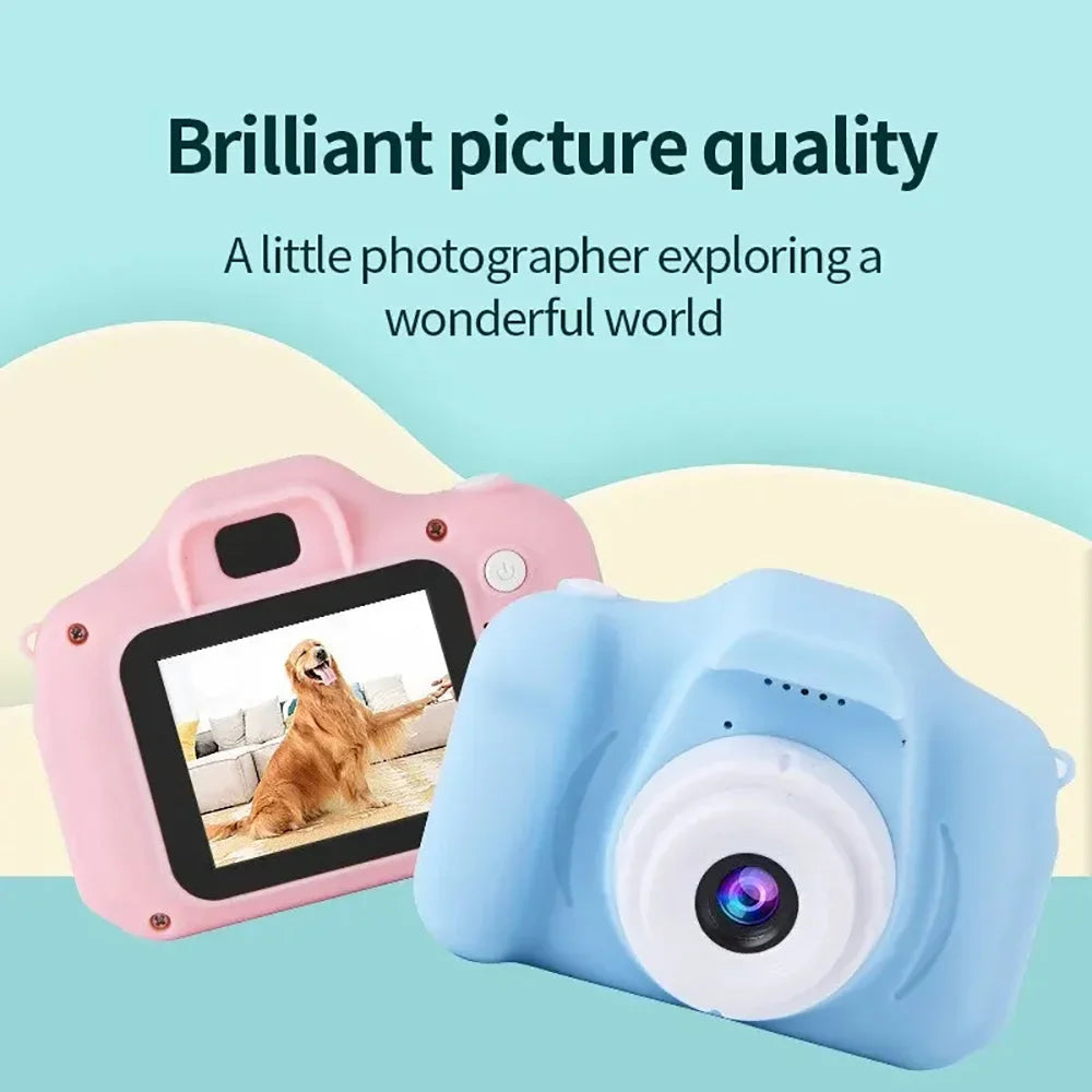 Lovely X2 Mini Digital Camera for Kids - Capture Joy with Photos and Videos! Perfect Birthday Gift and Toy!