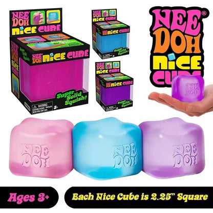 2026 New Pinch Candy Jellyfish Flow Pattern Cube Slow Rebound Stress Relief Maltose Pinch Stress Relief Toy Children'S Gift