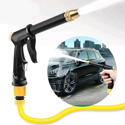 Portable High-Pressure Water Gun, Adjustable Garden Hose Nozzle, Outdoor Garden Accessories, Car Washing & Maintenance Tool Car Wash Equipment Car Wash Sprayer