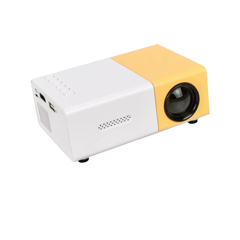 Ultimate Portable Mini Projector - 600 Lumens, HDMI Compatible, Built-in Speakers, Perfect for Home & Outdoor Fun, Ideal Gift for Kids, 320P Resolution