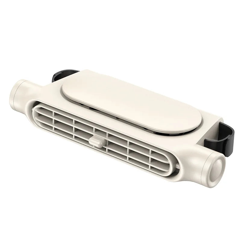 Car Headrest Cooling Air Fan 3 Speeds Adjustable Car Neck Cooler USB Powered Rear Seat Ventilator for Front Rear Seat Passenger