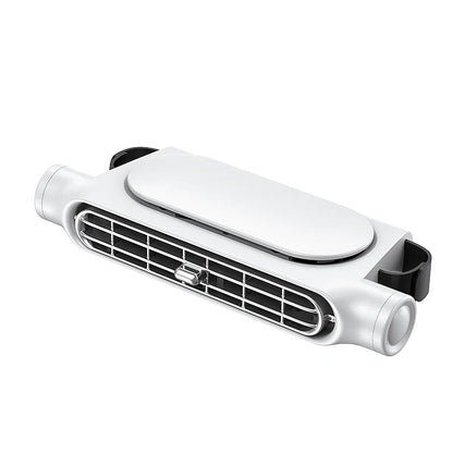 Car Headrest Cooling Air Fan 3 Speeds Adjustable Car Neck Cooler USB Powered Rear Seat Ventilator for Front Rear Seat Passenger